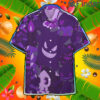 Pokemon Type Ghost Custom Hawaii Button T Shirt