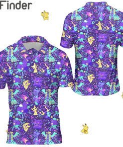 Pokemon Type Ghost Custom Polo T Shirt