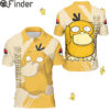 Pokemon Water Type Psyduck Custom Polo Shirts