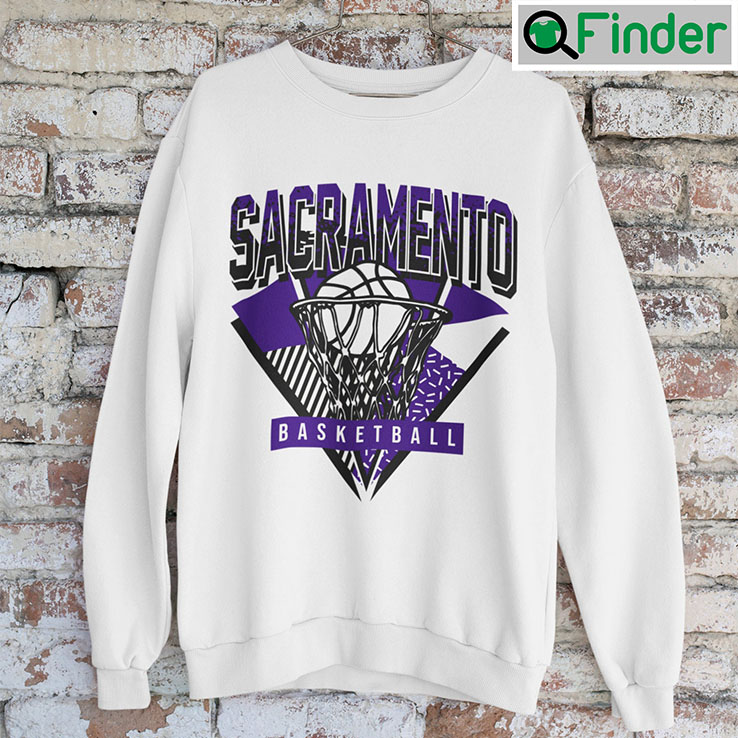 Sacramento Basketball 90s Throwback Crewneck Unisex Sweatshirt Sacramento Basketball 90s Throwback Crewneck Unisex Sweatshirt