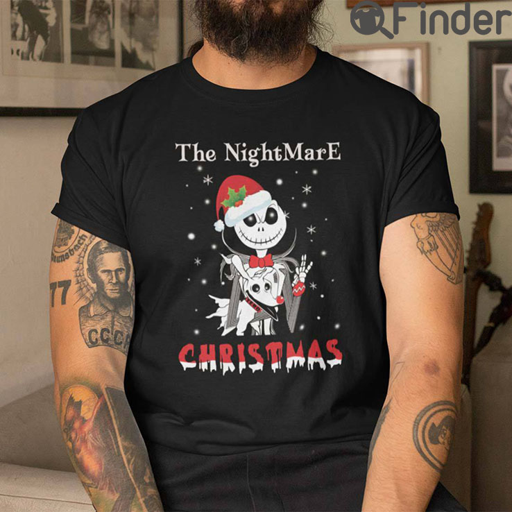 The Nightmare Christmas Shirts Jack Skellington Christmas Tee The Nightmare Christmas Shirts Jack Skellington Christmas Tee