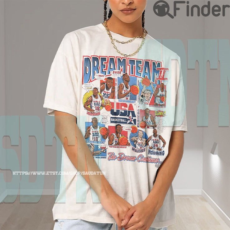 Vintage Dream Team 1992 NBA Unisex Tee Shirt Vintage Dream Team 1992 NBA Unisex Tee Shirt