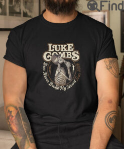 Luke Combs Beer Never Broke My Heart Tour 2019 Skeleton T Shirts