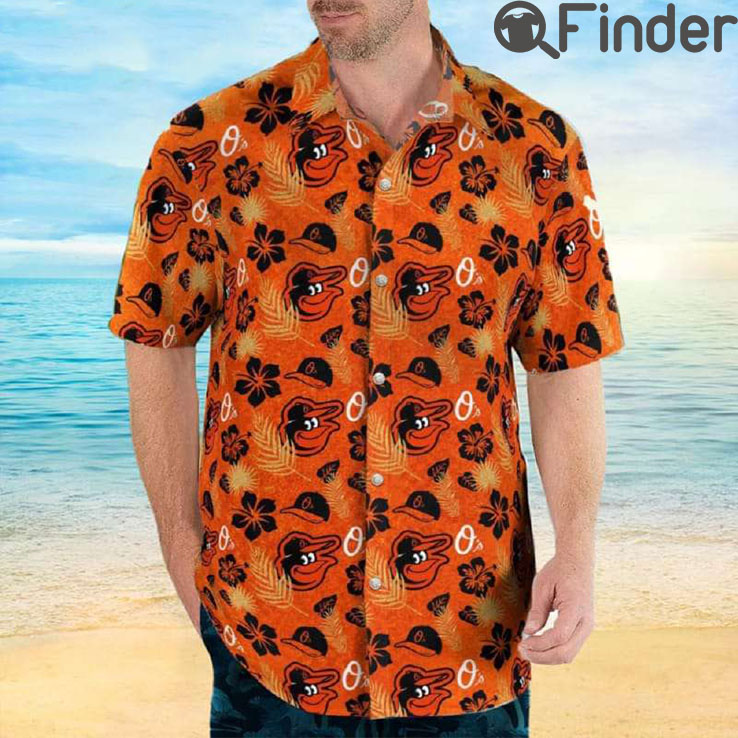 Baltimore Orioles Birdland and Flower 2023 Hawaiian Shirts Baltimore Orioles Birdland and Flower 2023 Hawaiian Shirts