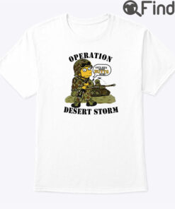 Bart Simpson Operation Desert Storm T Shirt