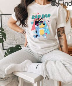 Bluey T Shirt Dad Rad Fathers Day Fathers Gift Bandit