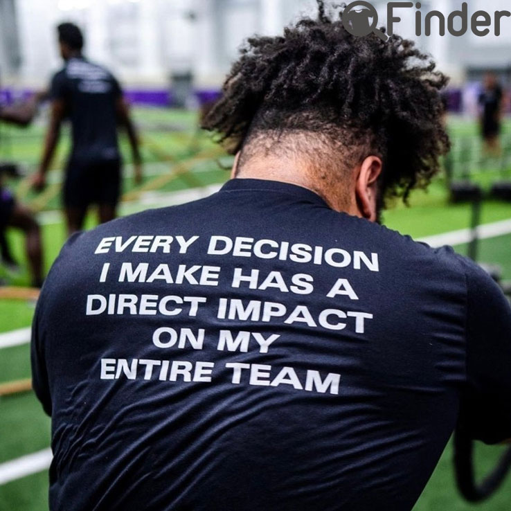 Every Decision I Make Has A Direct Impact On My Entire Team T Shirt Every Decision I Make Has A Direct Impact On My Entire Team T Shirt