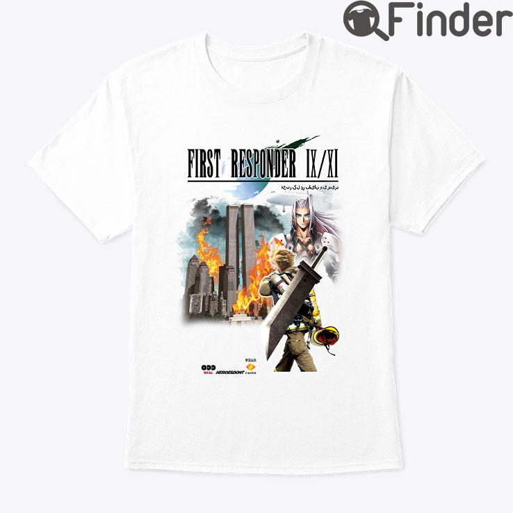 First Responder 911 Final Fantasy T Shirt First Responder First Responder 911 Final Fantasy T Shirt First Responder