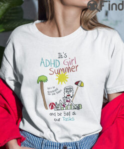 Its ADHD Girl Summer T Shirt