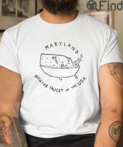 Maryland Bathtub Faucet Of The USA T Shirt