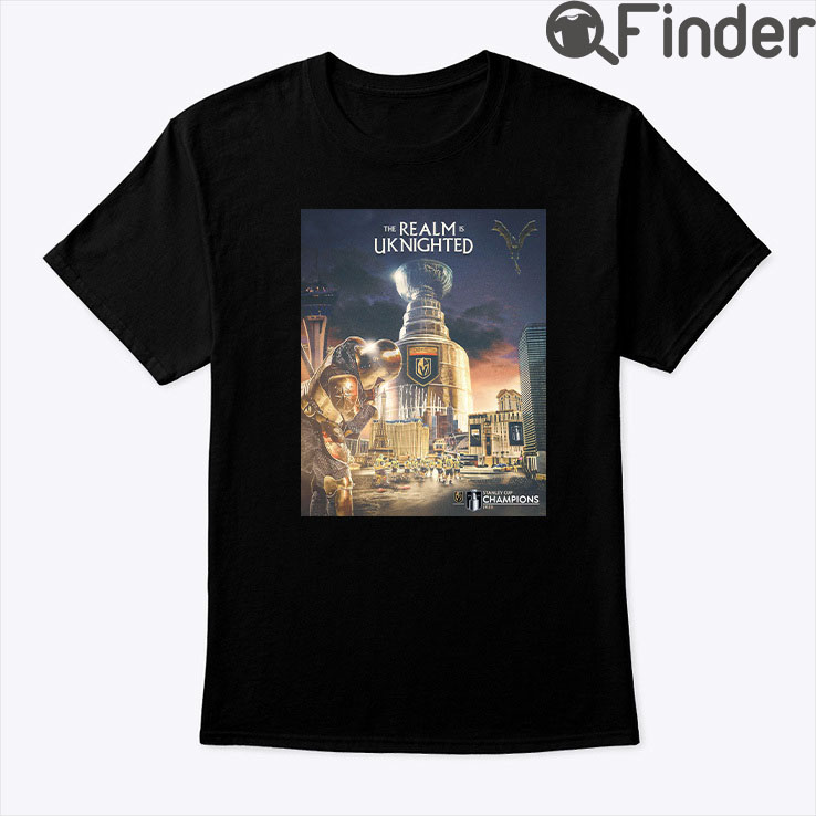 Vegas Golden Knights The Realm Is Uknighted Tee Vegas Golden Knights The Realm Is Uknighted Tee