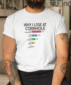 Why I Lose At Cornhole T Shirt