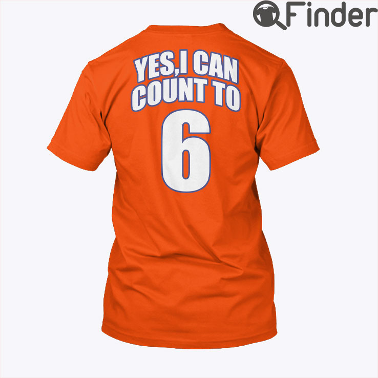 Yes I Can Count To 6 Shirt Florida Baseball Yes I Can Count To 6 Shirt Florida Baseball