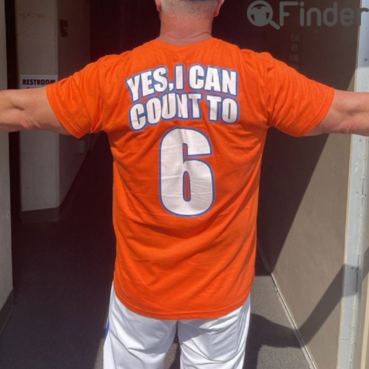 Yes I Can Count To 6 T Shirt Florida Baseball Yes I Can Count To 6 T Shirt Florida Baseball