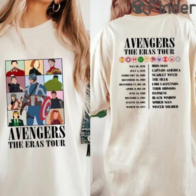Avengers The Eras Tour T Shirt