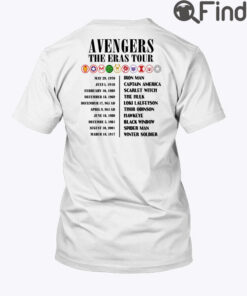 Avengers The Eras Tour Unisex Shirt