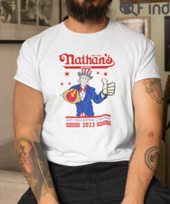 Nathans Hot Dog T Shirt Since 1916 Nathans Famous Hot Dog Eating Contest 2023