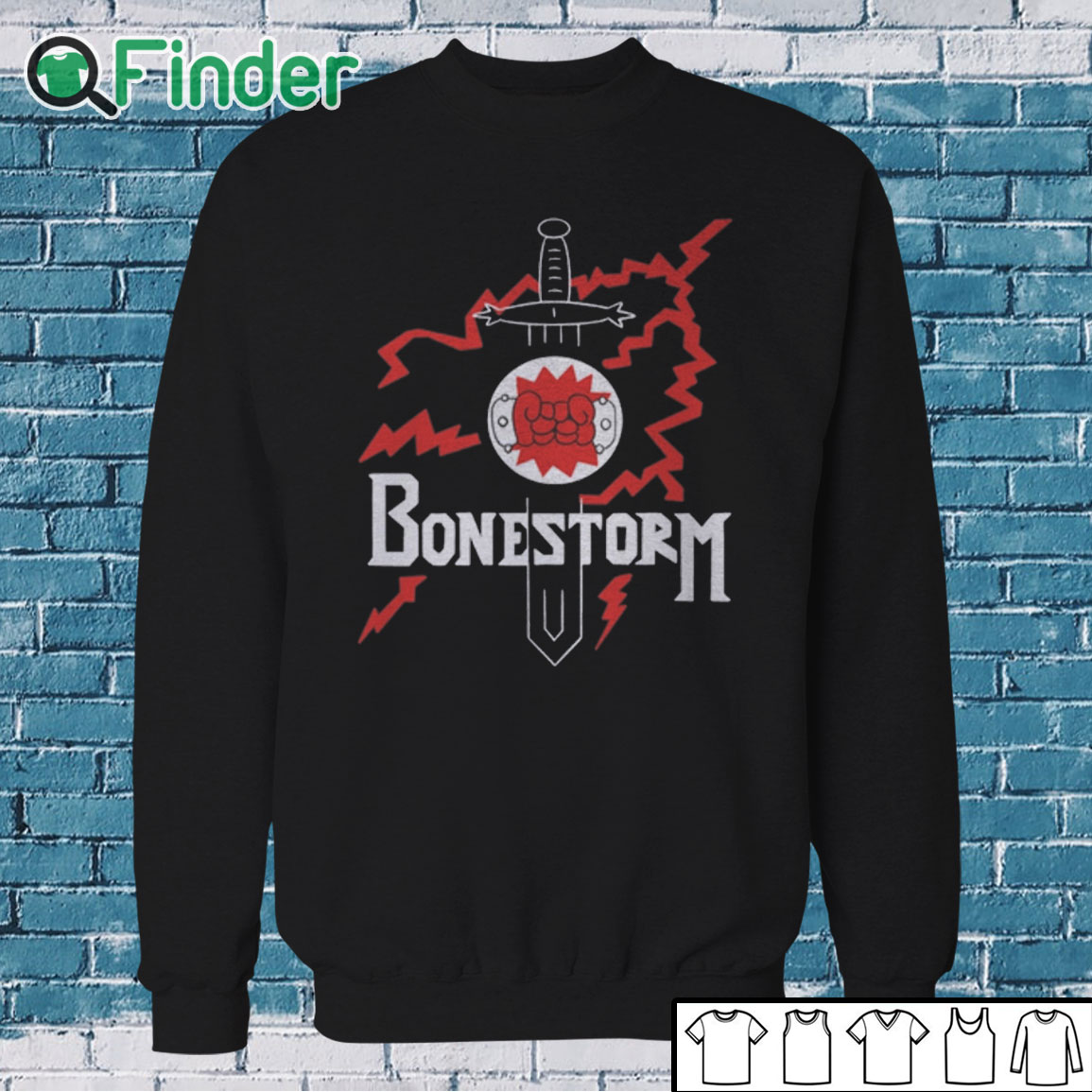 Sweatshirt Bone Storm Unisex T Shirt Sweatshirt Bone Storm Unisex T Shirt