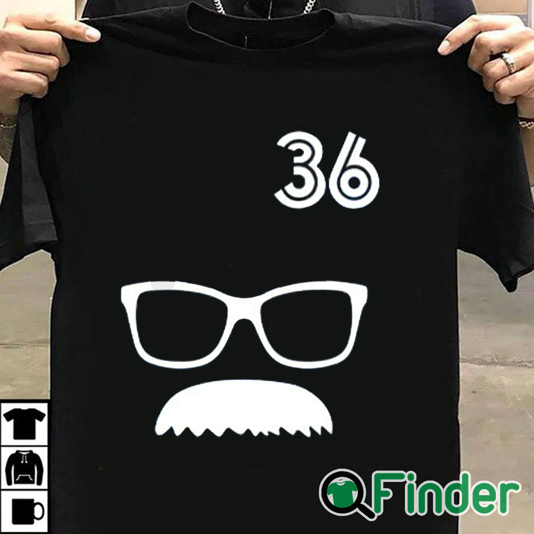 T shirt black 36 Davis Schneider Glasses Moustache Shirt T shirt black 36 Davis Schneider Glasses Moustache Shirt