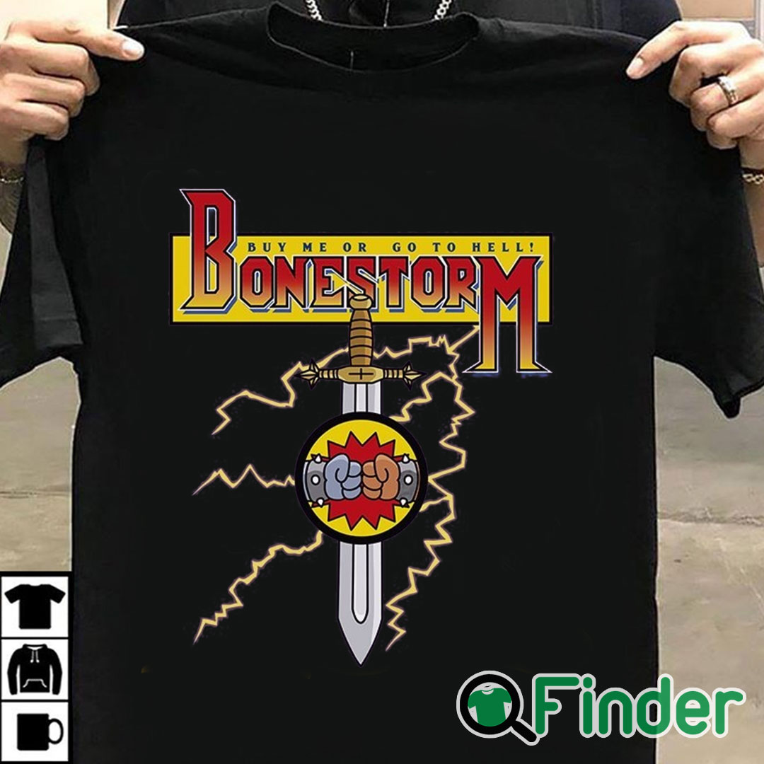 T shirt black Bonestorm Shirt Bone Storm T shirt T shirt black Bonestorm Shirt Bone Storm T shirt