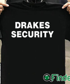 T shirt black Drakes Security Shirt