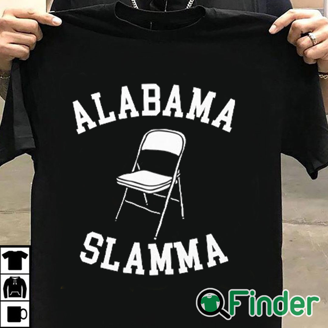 T shirt black Folding Chair Alabama Slamma Shirt T shirt black Folding Chair Alabama Slamma Shirt