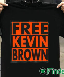 T shirt black Free Kevin Brown Shirt