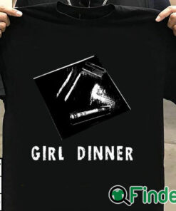 T shirt black Girl Dinner Shirt