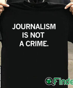 T shirt black Raygun Journalism Is Not A Crime Shirt