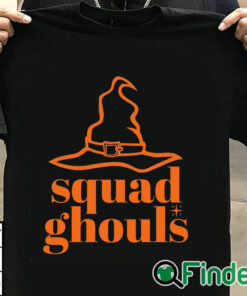 T shirt black Squad Ghouls Cute, Fun Halloween Saying, Ghoul Gang, Let's Go Ghouls Halloween Shirt