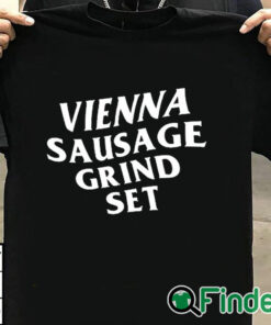 T shirt black Vienna Sausage Grind Set Shirt