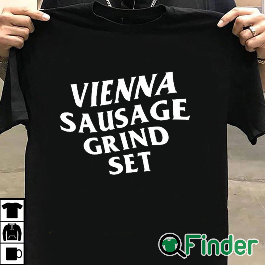 T shirt black Vienna Sausage Grind Set Shirt T shirt black Vienna Sausage Grind Set Shirt