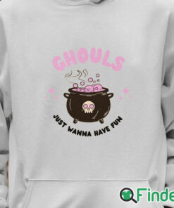 Unisex Hoodie Ghouls Night Out Shirt, Retro Halloween Comfort Tee, Retro Halloween Shirt