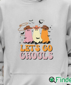 Unisex Hoodie Let's Go Ghouls Halloween T Shirt, Funny Shirt for Halloween Parties