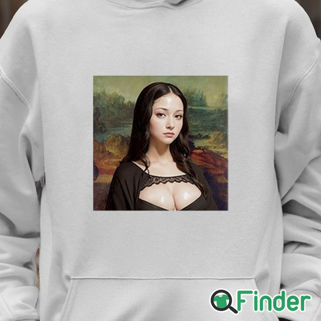 Unisex Hoodie Modern Mona Lisa Shirt Unisex Hoodie Modern Mona Lisa Shirt