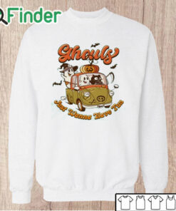Unisex Sweatshirt Ghouls Just Wanna Have Fun Shirt, Retro Halloween Shirt, Ghost Shirt, Ghouls Night Out Shirt