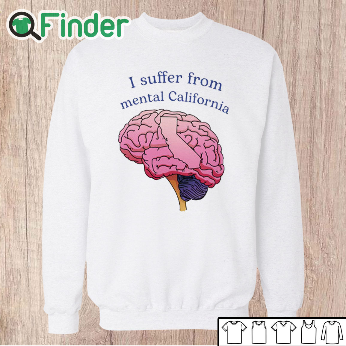 Unisex Sweatshirt I Suffer From Mental California Shirt Unisex Sweatshirt I Suffer From Mental California Shirt
