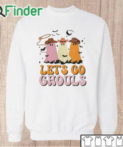 Unisex Sweatshirt Let's Go Ghouls Halloween T Shirt, Funny Shirt for Halloween Parties