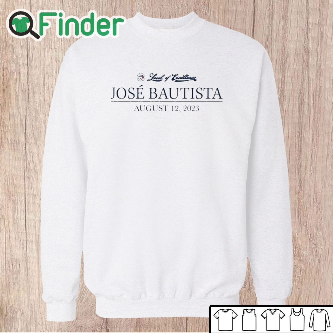 Unisex Sweatshirt Toronto Blue Jays Jose Bautista Honda Level Of Excellent August 12 2023 T Shirt Unisex Sweatshirt Toronto Blue Jays Jose Bautista Honda Level Of Excellent August 12 2023 T Shirt
