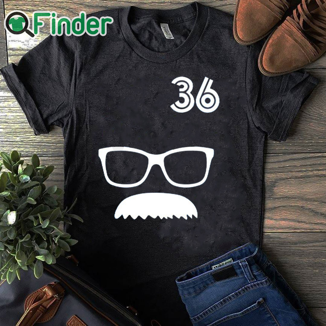 black T shirt 36 Davis Schneider Glasses Moustache Shirt black T shirt 36 Davis Schneider Glasses Moustache Shirt