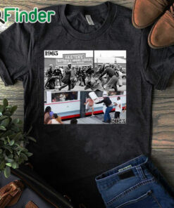 black T shirt Alabama Montgomery Chair Brawl And Bloody Sunday Shirt