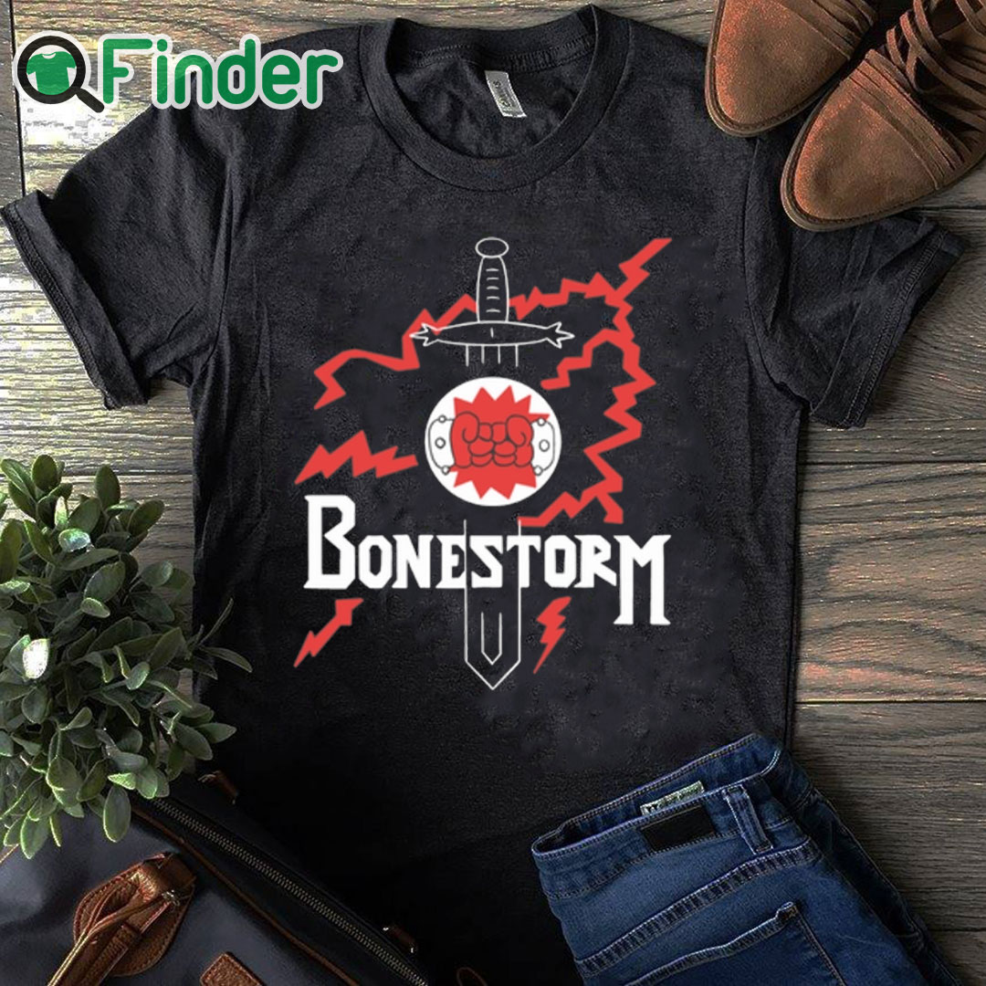 black T shirt Bone Storm Unisex T Shirt black T shirt Bone Storm Unisex T Shirt