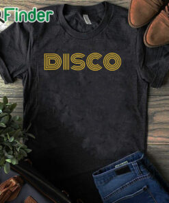 black T shirt Disco T shirt