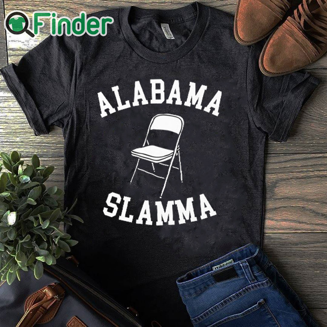 black T shirt Folding Chair Alabama Slamma Shirt black T shirt Folding Chair Alabama Slamma Shirt