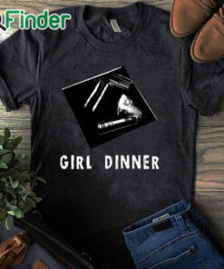 black T shirt Girl Dinner Shirt