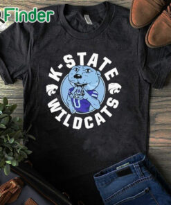 black T shirt K State Wildcats Shirt