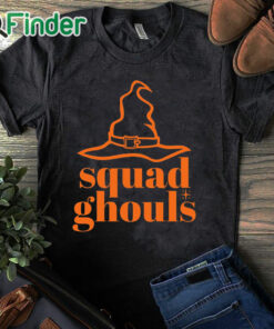 black T shirt Squad Ghouls Cute, Fun Halloween Saying, Ghoul Gang, Let's Go Ghouls Halloween Shirt