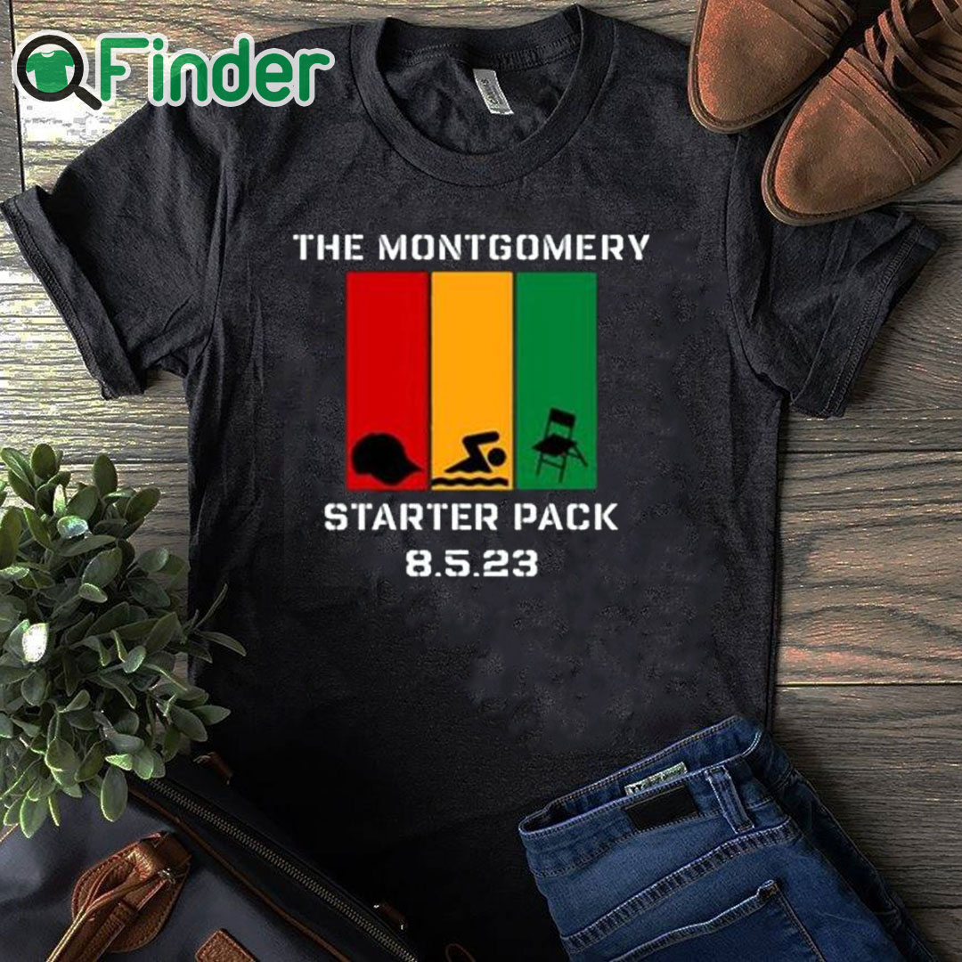 black T shirt The Montgomery Starter Pack 8.5.23 Shirt black T shirt The Montgomery Starter Pack 8.5.23 Shirt