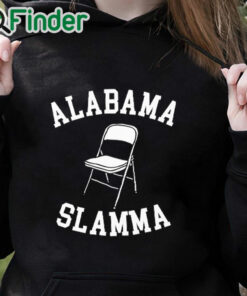 black hoodie Folding Chair Alabama Slamma Shirt