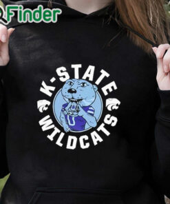 black hoodie K State Wildcats Shirt
